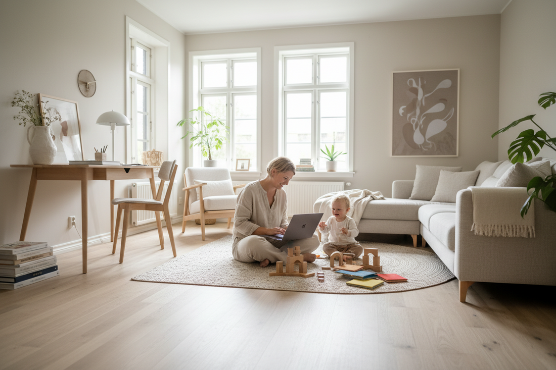 Working From Home With a Baby: How to Balance Work and Connection