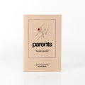 Peek-A-Book book with hidden smartphone holder for reducing baby screen exposure